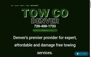 Tow CO Denver website