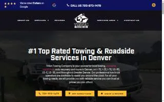 Triton Towing Company of Denver website