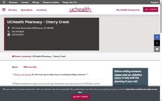 UCHealth Pharmacy - Cherry Creek