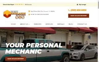 West Highlands Auto Repair website