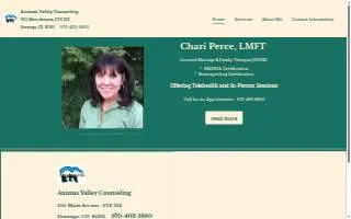 Animas Valley Counseling website