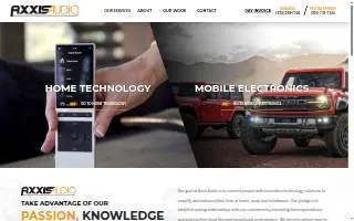 Axxis Audio website