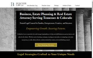 Buscher Law LLC - Durango website