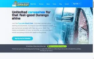 Cascade Xpress Carwash website