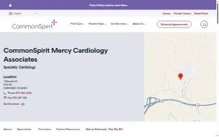 CommonSpirit Mercy Cardiology Associates website
