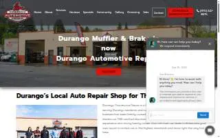 Durango Automotive Repair website