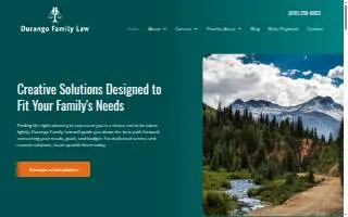 Durango Family Law website