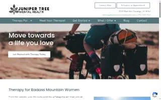 Juniper Tree Mental Health website