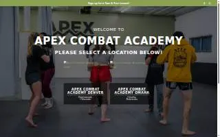 Apex Combat Academy website