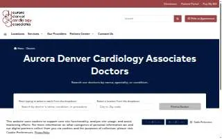 Aurora Denver Cardiology Associates - Englewood website
