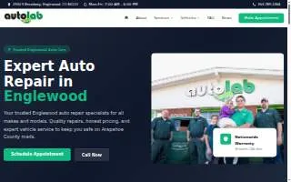 AutoLab Englewood Auto Repair website
