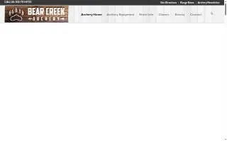 Bear Creek Archery Inc website