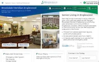Brookdale Meridian Englewood website