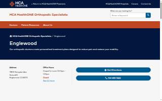 HCA HealthONE Orthopedic Specialists - Englewood