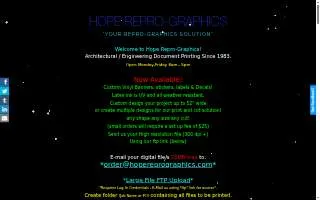 Hope Repro-Graphics website