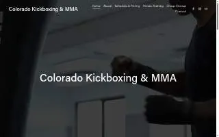 Colorado Kickboxing & MMA website