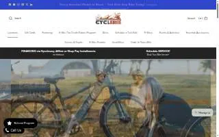 CYCLERIE eBikes and Service website