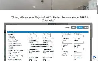 SHERRI BOND - Stellar Colorado Homes website