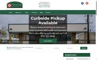 Country Corner Feed & Tack Llc website