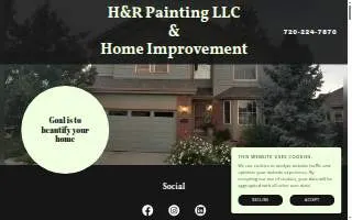 H&R Painting LLC & Home Improvement website