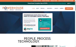 Powerhouse Roofing and Exteriors website