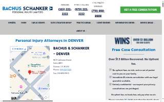 Bachus & Schanker, Personal Injury Lawyers | Denver Office of Federal Heights