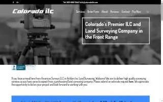 Colorado ILC Services of Federal Heights website