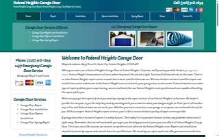 Hexp a Garage Door's Repair Federal Heights