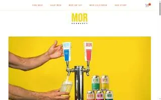 MOR Kombucha website