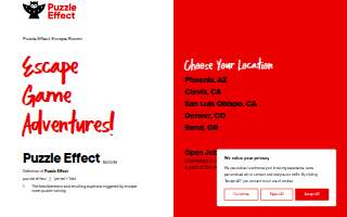Puzzle Effect Escape Rooms