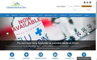 Soleil Vision website