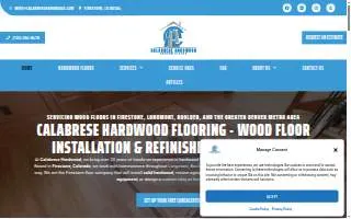 Calabrese Hardwood Flooring website