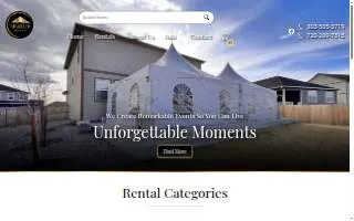 Merlos party rentals llc of Firestone website
