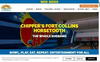Chipper's Lanes Fort Collins Horsetooth website