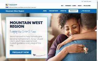 Cornerstone Home Lending of Fort Collins website