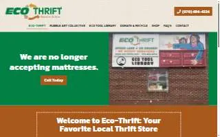 Eco-Thrift website