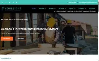 Foresight Business Brokers website