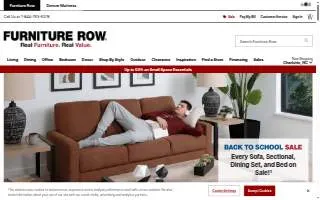 Furniture Row of Fort Collins website