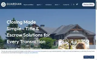 Guardian Title Agency of Fort Collins website