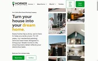 Horner Painting website