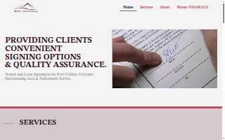 Mobile Colorado Notary, LLC website