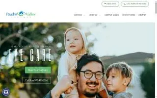 Poudre Valley Eyecare website