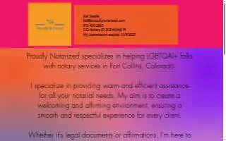 Proudly Notarized website