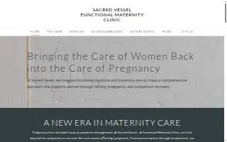 Sacred Vessel Acupuncture & Functional Medicine website