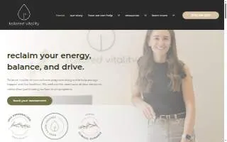 Tailored Vitality website