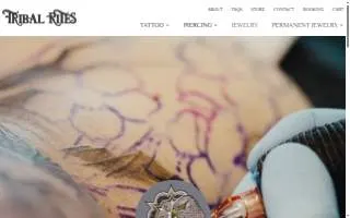 Tribal Rites Tattoo & Piercing website