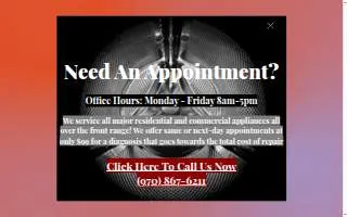 True North Appliance Repair LLC website