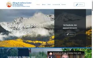 Allergy and Asthma Center of the Rockies website
