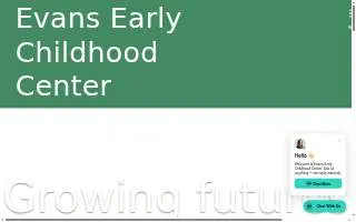 Evans Early Childhood Center website