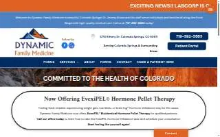 Dynamic Family Medicine PLLC of Fountain website